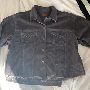 Purple Corduroy Jean Jacket